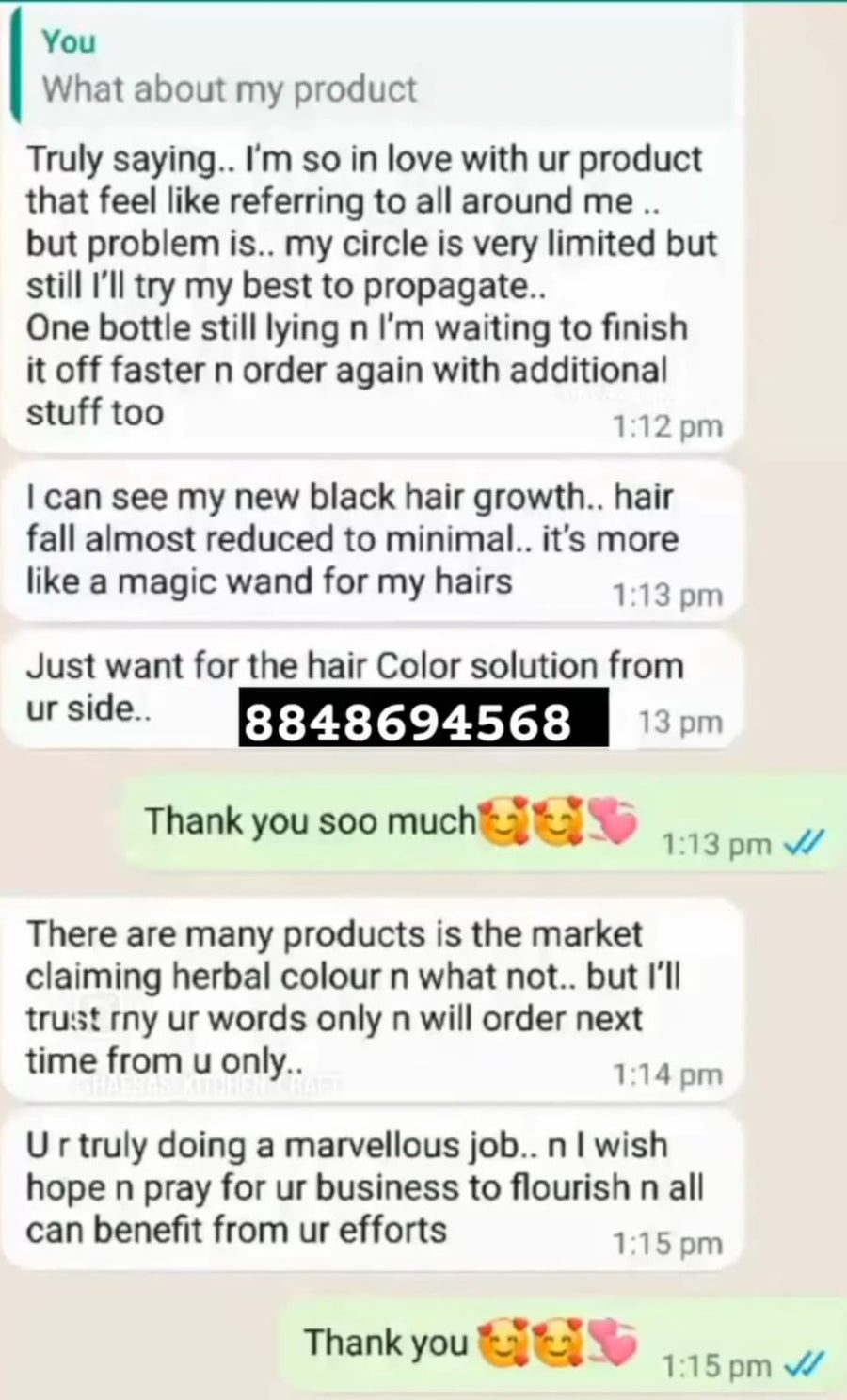 Message from Sajida